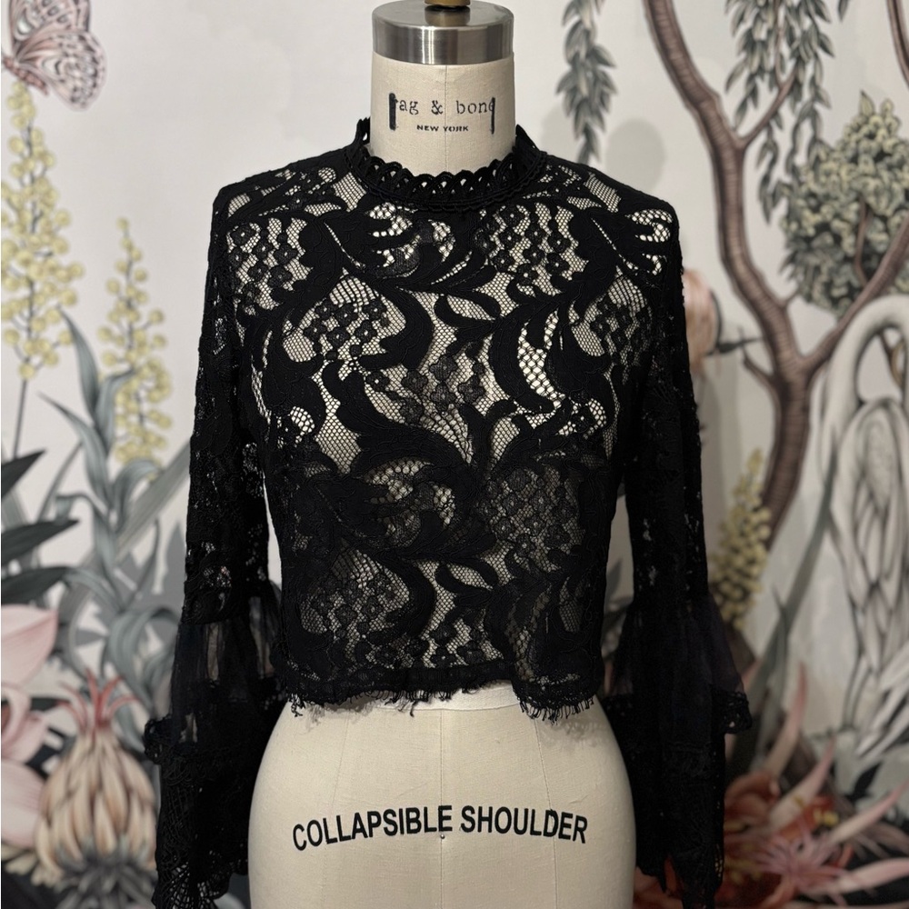 Black Lace Top